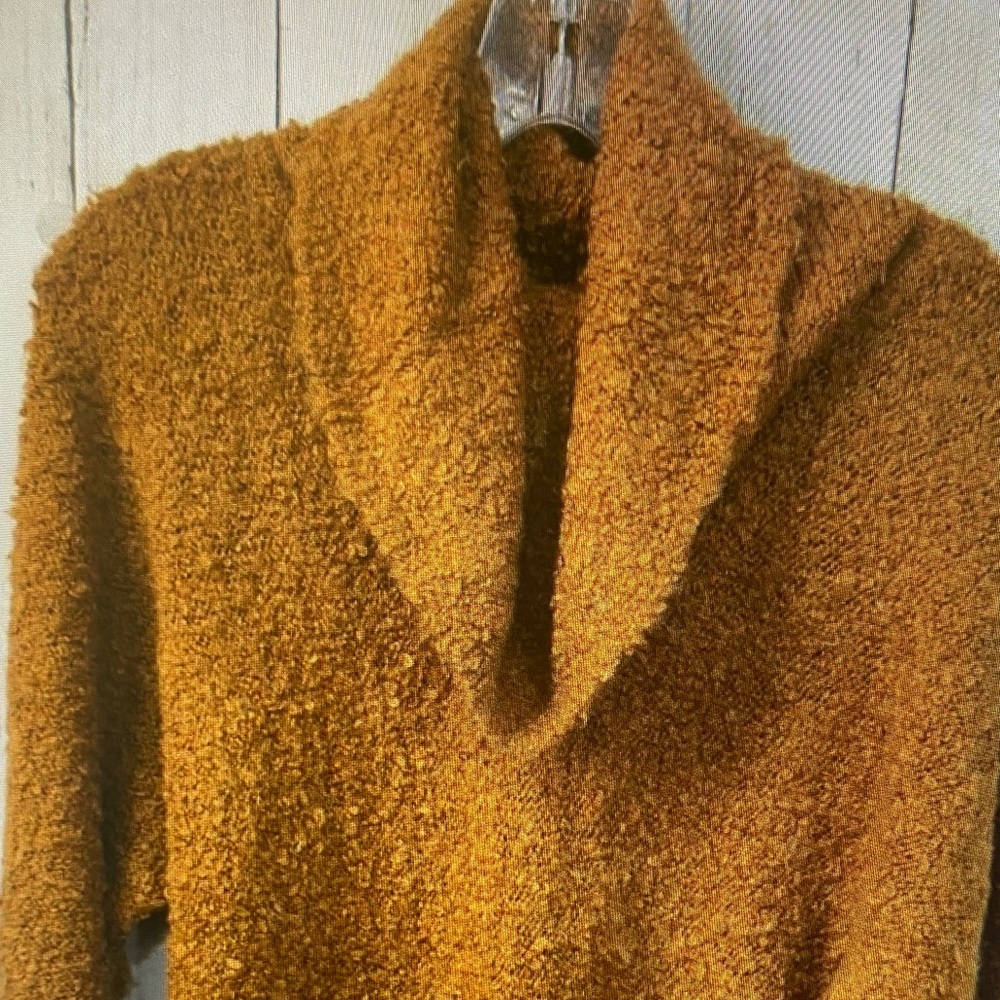 Abercrombie & Fitch Women’s Cowl Neck Sweater - Mustard Gold